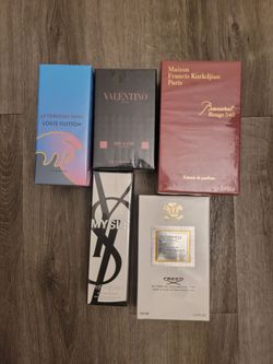 Take all for 125 Colonge LV, BACCRAT, VALENTINO,  YSL AND CREED