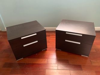 Set of 2 IKEA nightstands with drawers