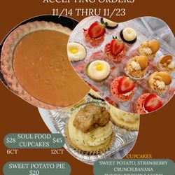Friendsgiving and Thanksgiving Dessert Preorders