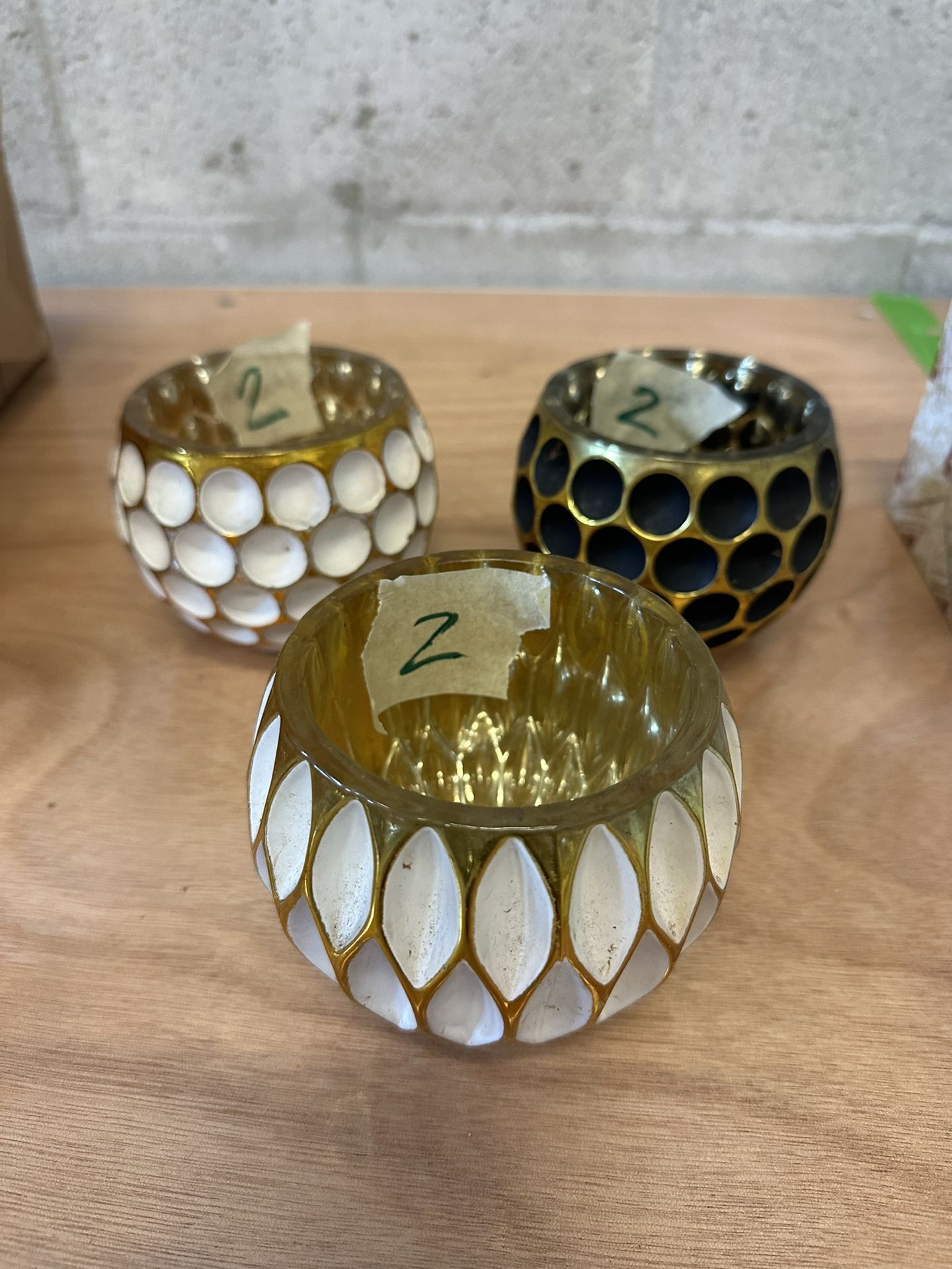 Assorted Votive Glass