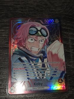 Koby (001) (Alternate Art) OP11-001 A Fist of Divine Speed Foil