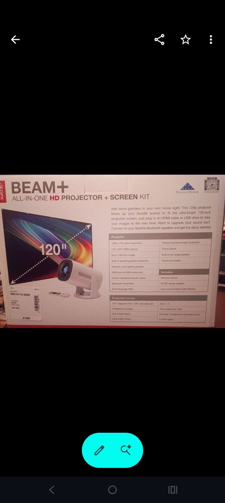 Mini Portable Projector