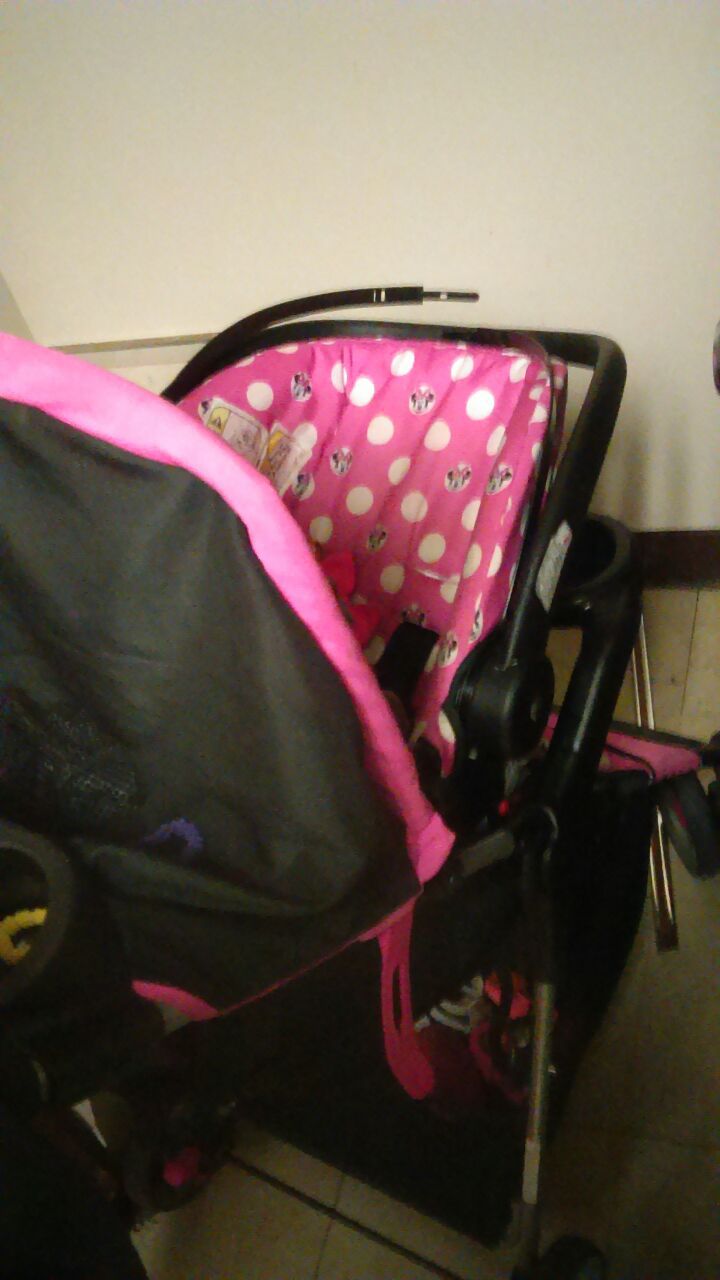 Car seat stroller and walker all for 150