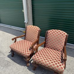 Astro Lounge Chairs Davis Co. Walnut- Pair . 