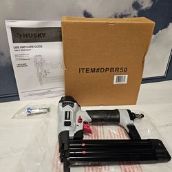 Husky Pneumatic 18-Gauge 2 in. Brad Nailer Like Dewalt / Milwaukee Good For Contractor