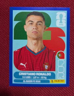 Panini world cup 2026 Cristiano Ronaldo borde azul