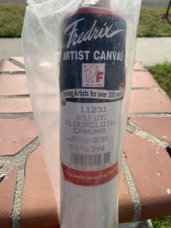 Fredrix Art FloorCloth Canvass 52” X 3yd