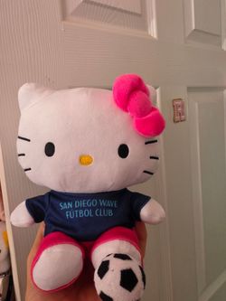 Hello Kitty x San Diego Wave Soccer plush