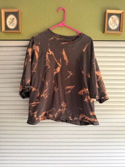 Bleach Dye Oversized T-Shirt