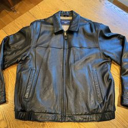 Mens DOCKER Leather Jacket