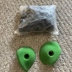 Climbing Holds Plus Hardware X 50