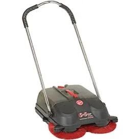 Hoover L1405 18" Brush SpinSweep Pro Cordless Commercial Outdoor Sweeper