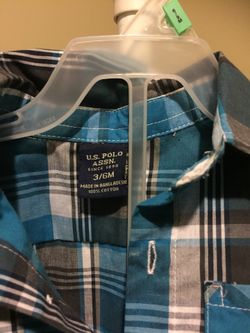 US polo assn 3/6 months Turquoise blue