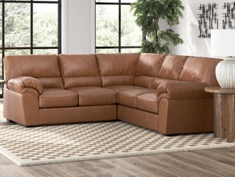 WillowBend Caramel 2-Piece Sectional
