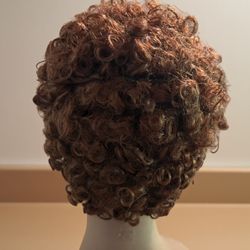 ANNE WIGS Curly Synthetic Fiber Hair Wig 