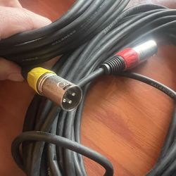 Speaker And Mic Cables 25ft