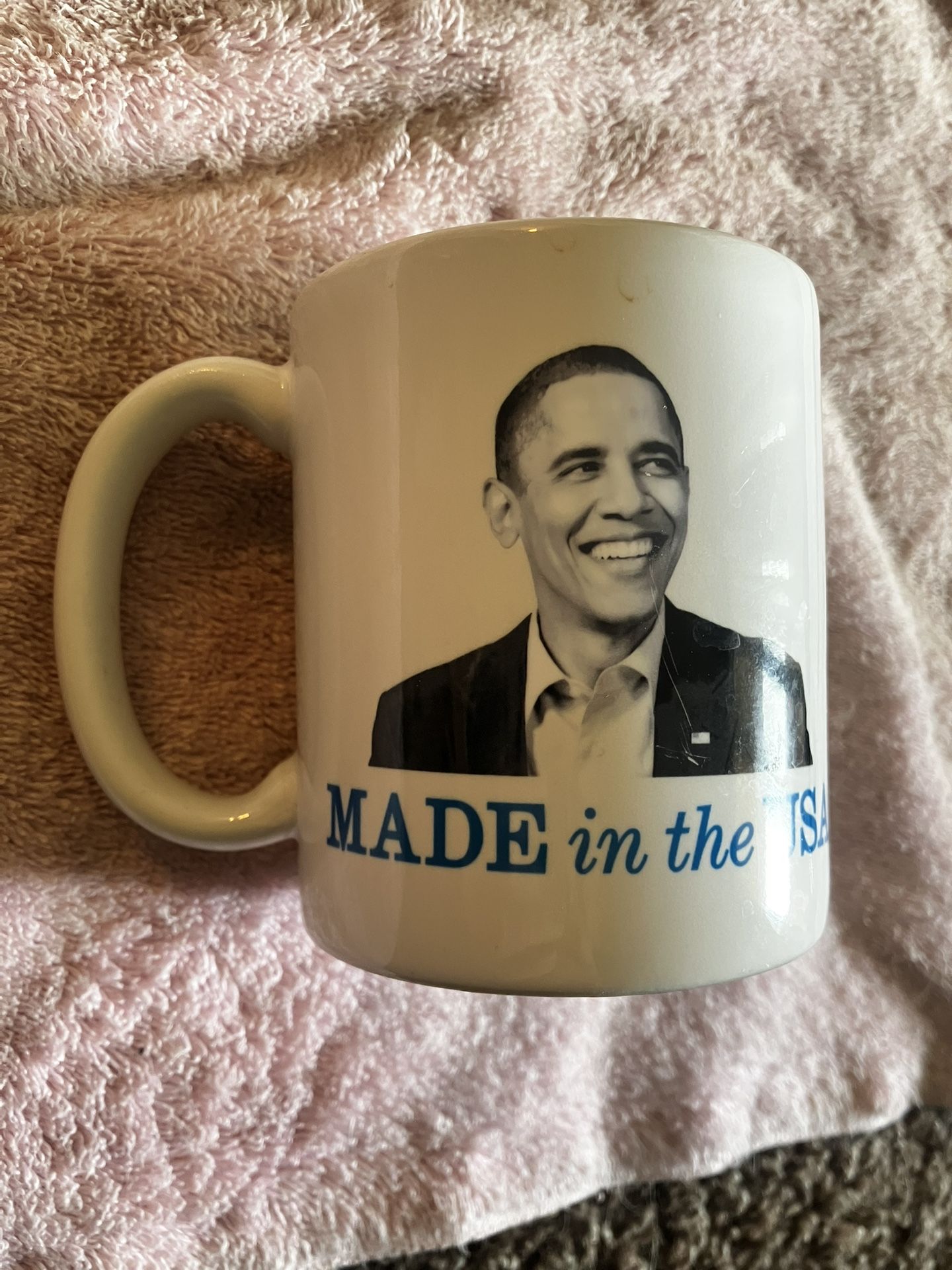 Barack Obama coffee mug with birth certificate