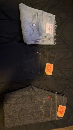 501s: true religion shorts