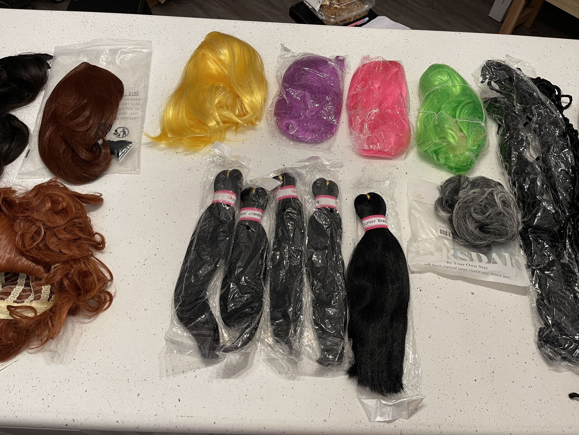 Wigs Wigs Wigs And Extensions!! Brand New!