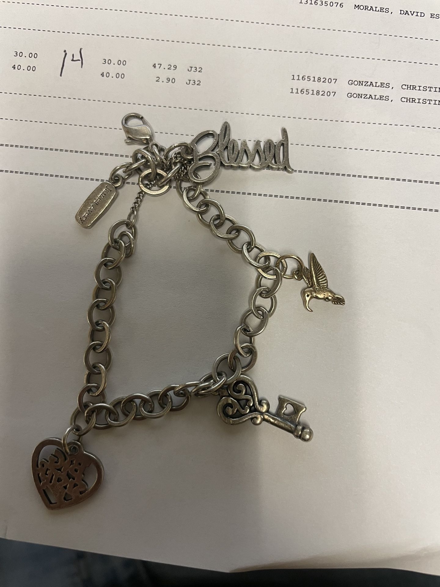 James Avery Charm Bracelet