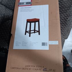 Linon Home Decor COUNTER STOOL COGNAC 