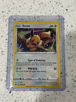 Pokémon Eevee SWSH118 Black Star Promo Holo – Mint