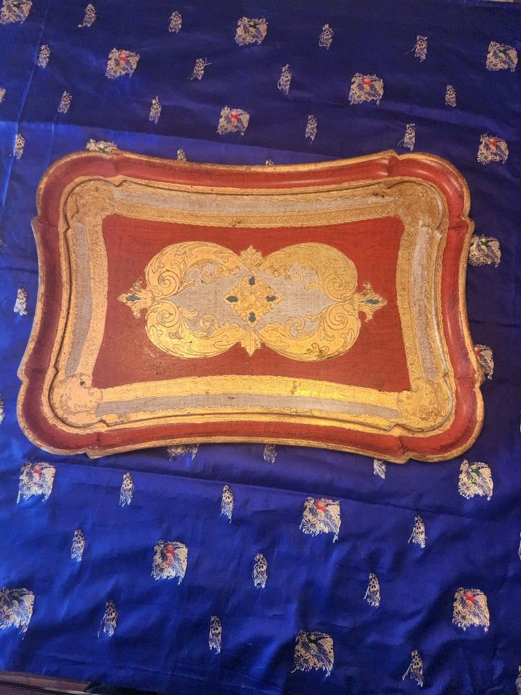 " Hand Painted Tray "