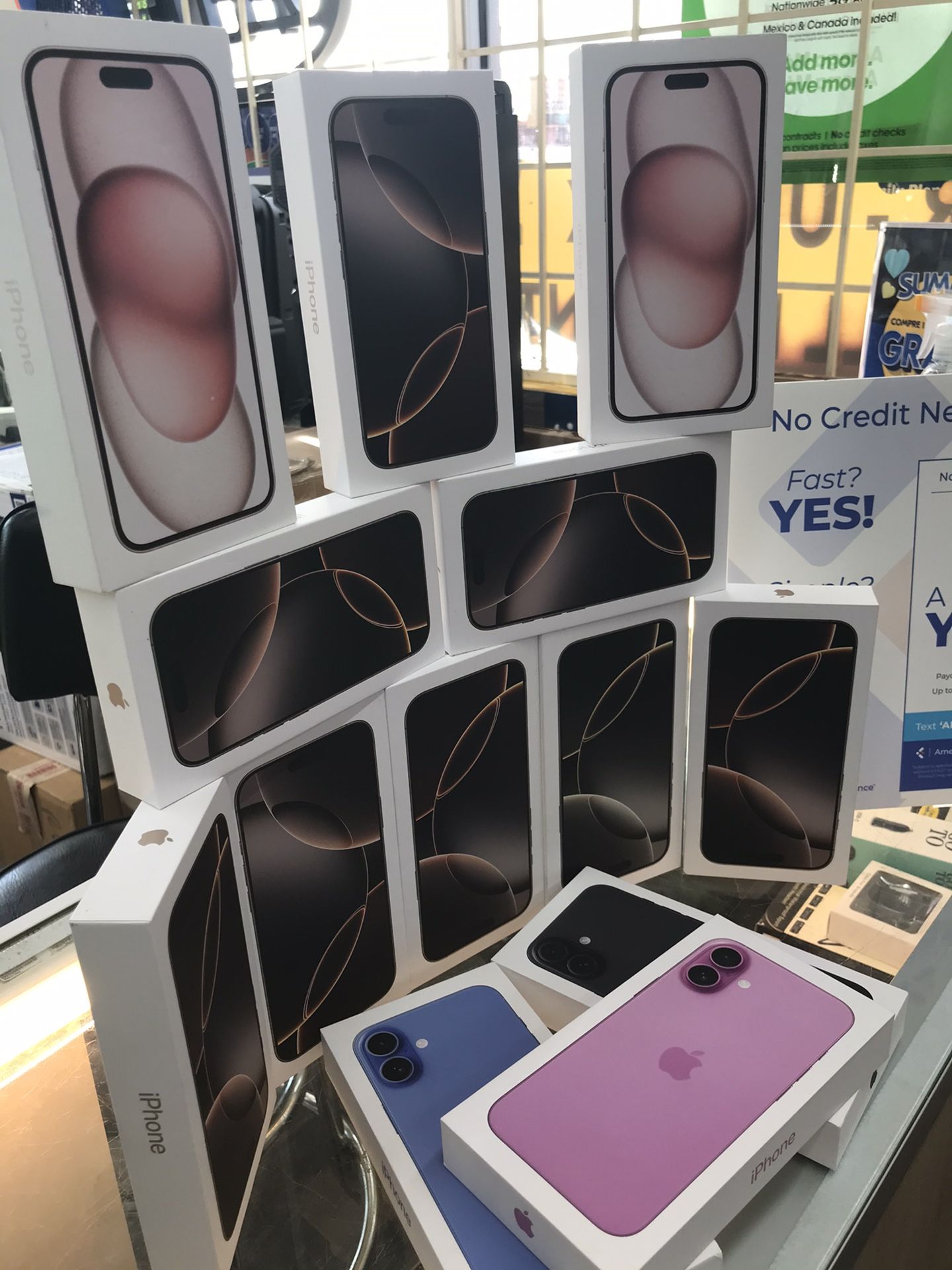 iphone 16 pro max iphone16 plus Unlock New Sealed No Credit Needed Pay Down Only