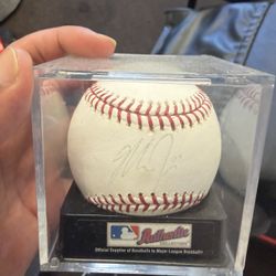 Mike Trout Autographed Baseball