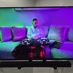 50 Inch Roku TV w/ Samsung Sound Bar Included 