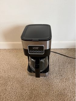 SHARDOR 10-Cup Programmable Coffee Maker, Regular & Strong Brew Drip Coffee