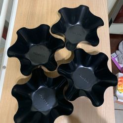 4 Non Stick Tortilla Shell Maker Mold Salad Bowl Pans Tostada Bakers Steel