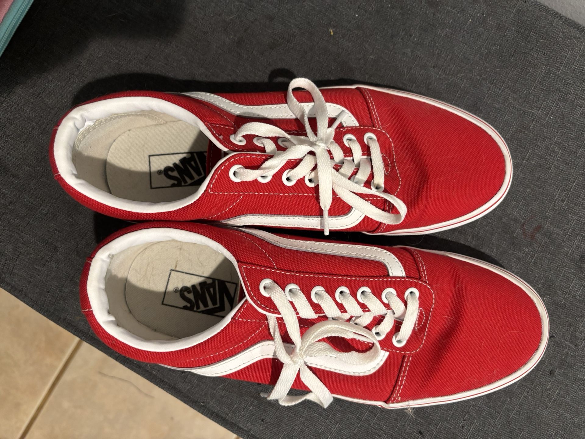Red Vans Size 10.5 Men’s