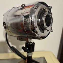 Custom Made One Of A Kind Dynamic Microphone W/ Stand...Unique...Works..PLZ READ