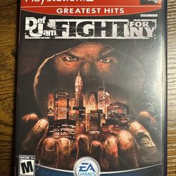 Def Jam Fight for NY PS2 Complete CIB Tested Works