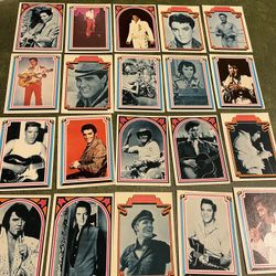Lot of 20 Elvis Presley boxcar trading cards 1978 #15