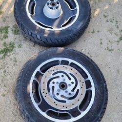 Harley Davidson Police Electra Glide EM Wheels & Rims 24x6"