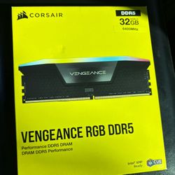 Corsair Vengeance RGB DDR5 32GB (2x16GB) 6400MHz RAM – New/Sealed