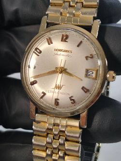 Vintage Longines Ultra-Chron Automatic Men's Watch | 10K Gold Filled |Date Window| Swiss High-Beat Movement