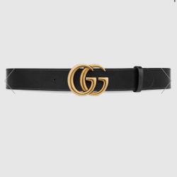 GG Marmont Reversible Belt Black Size 65