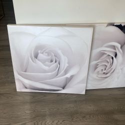 Flower w2 piece flower wall art