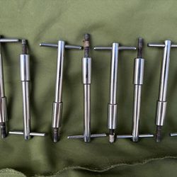 Chrome, t-handle nuts for tightening down the valve cover covers