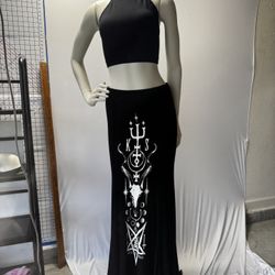 KILLSTAR Maxi Skirt Size M
