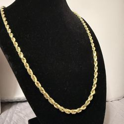 Rope chain gold 10k