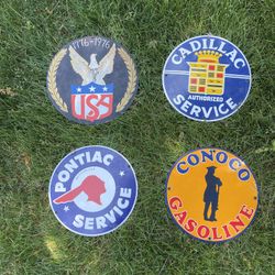 Real : Metal : Signs    $35 Each 