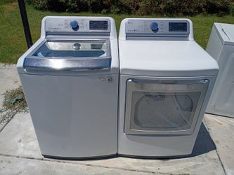 LG washer and Electric dryer