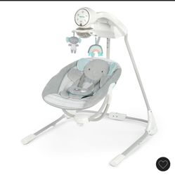 Ingenuity InLighten Soothing Swing - Van the Elephant