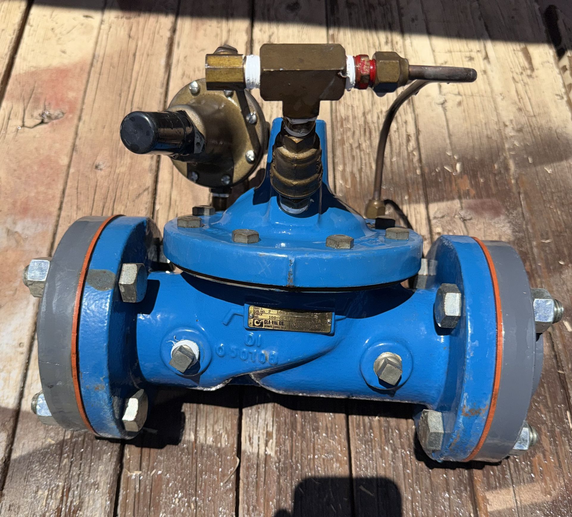 ClaVal Control valve With Pressure regulator