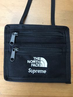 Supreme North Face Neck Wallet