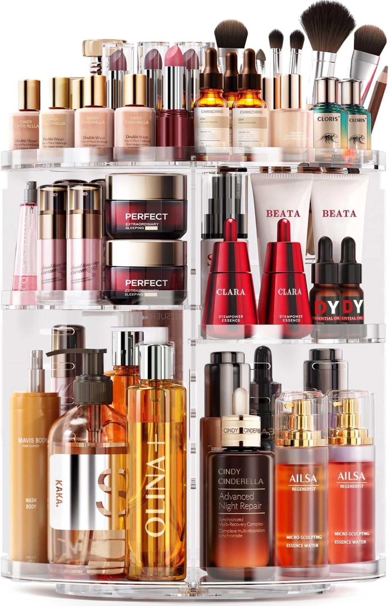 Rotating Makeup Organizer